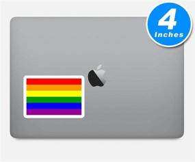 img 1 attached to LGBTQ Flag Sticker Pride Stickers Laptop Accessories