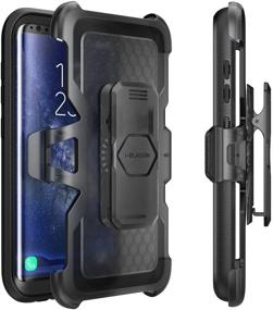 img 1 attached to 📱 Чехол i-Blason Armorbox Series для Samsung Galaxy S8 - Полностью защищенный ударопрочный бампер, 2017 год выпуска (Черный) - Без защитного экрана