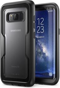 img 3 attached to 📱 Чехол i-Blason Armorbox Series для Samsung Galaxy S8 - Полностью защищенный ударопрочный бампер, 2017 год выпуска (Черный) - Без защитного экрана