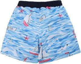 img 3 attached to SOLOCOTE Boys' Swim Trunks SLN6010 - Bathing Swimsuit for Kids