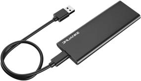 img 4 attached to DMLIANKE M.2 SSD Reader: USB Type-C Enclosure for M.2 SSDs (Black) - Portable, Adapter for M.2 2280 SSDs (Not NVME Compatible)