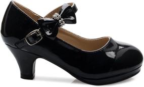 img 2 attached to Stylish OLIVIA Women's Almond Round Flat Girls' Shoes and Flats: Fashionable Footwear for All