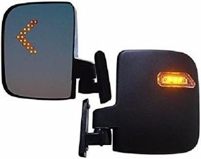 img 2 attached to 🔆 Enhanced Visibility LED Side Mirror Set for Rhox Golf Carts