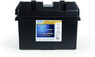 🔋 camco heavy duty large box (55373) - fits group 27, 30 & 31 batteries, durable & anti-corrosive for rvs, cars, and boats logo