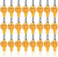 basketball party favor whistles pack logo