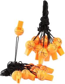 img 2 attached to Basketball Party Favor Whistles Pack