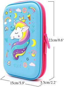 img 3 attached to Crown Unicorn Gifts Girls Compartment Organization, Storage & Transport