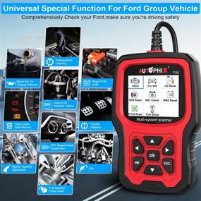 img 3 attached to AUTOPHIX OBD2 Scanner Code Reader for Ford Lincoln Mercury, 7150 Full Systems Diagnostic Scanner Tool with Engine, 🚗 ABS, SRS, SAS, BMS, EPB, TPMS, Transmission, DPF Regen, Oil Reset - Suitable for All Ford Cars After 1991