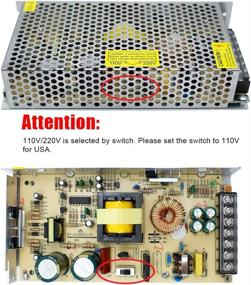 img 2 attached to 🔌 inShareplus 12V 30A 360W, DC Universal Regulated Switching Power Supply, Converter AC 100-240V to DC 12 Volt LED Driver, Transformer, Adapter for LED Strip Light, 3D Printing, Radio, Computer Project