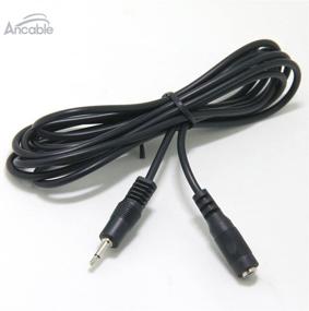 img 1 attached to 🔌 Ancable 2-Pack 6-Feet 3.5mm 1/8" TS Mini Mono Audio Extension Cable - Ideal for 12V Trigger, IR Sensor/Receiver/Extender/Blaster/Repeater and More!