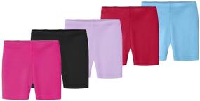 img 2 attached to 🚲 USA-Made City Threads Girls' Cotton Bike Shorts: Ideal for Sports, School Uniform, or Skirt Underneath