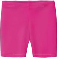 🚲 usa-made city threads girls' cotton bike shorts: ideal for sports, school uniform, or skirt underneath logo