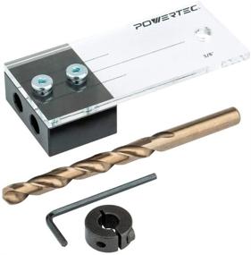 img 1 attached to 🔧 The Ultimate Doweling Jig: POWERTEC 71397 - Achieve Precise Joinery Effortlessly