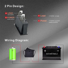 img 1 attached to 🔘 APIELE Rocker Toggle Switch KCD3-101 (6Pcs, Black) - AC 125V/20A, 250V/16A, ON-Off SPST 2 Pins