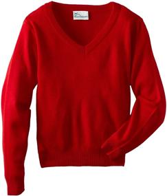 img 1 attached to Boys' Clothing: CLASSROOM 👕 Uniform V Neck Sweater with Sleeves