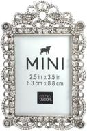 bejeweled silver metal picture frame логотип