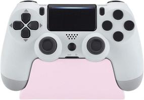 img 4 attached to 🌸 Cherry Blossoms Pink Controller Display Stand for PS4 - eXtremeRate Gamepad Holder with Soft Touch Desk Stand and Rubber Pads (Controller NOT Included)