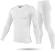 men's ultra soft thermal underwear set with fleece lining - 9m base layer long johns логотип