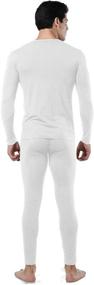 img 2 attached to Men's Ultra Soft Thermal Underwear Set with Fleece Lining - 9M Base Layer Long Johns