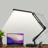 skyleo led desk lamp: eye-caring light with swing arm, 3 color modes, and 10 brightness levels - ideal for home office! логотип