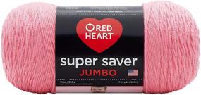 img 4 attached to RED HEART 073650016004 Super Saver Jumbo Yarn in Perfect Pink: Ultimate Yarn for All Projects