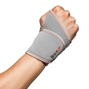 img 4 attached to BraceUP® Adjustable Wrist Support Silver