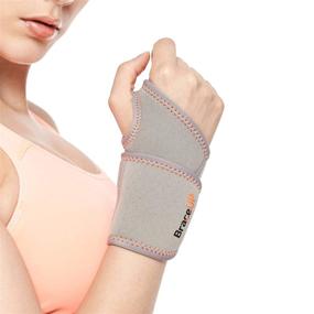 img 3 attached to BraceUP® Adjustable Wrist Support Silver