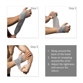 img 1 attached to BraceUP® Adjustable Wrist Support Silver