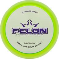 🔥 dynamic disc lucid felon disc golf driver – overstable fairway driver for predictable flights логотип