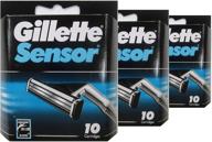 🪒 get a smooth shave with gillette sensor refill blades - 30 count! logo