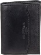 levi's trifold men's wallet with window logo