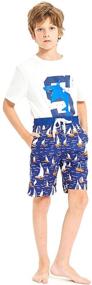 img 2 attached to Kute Koo American Patriotic Boys' Swimwear: Stylish Bathing Clothing for a Patriotic Swim!