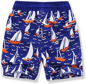 img 3 attached to Kute Koo American Patriotic Boys' Swimwear: Stylish Bathing Clothing for a Patriotic Swim!