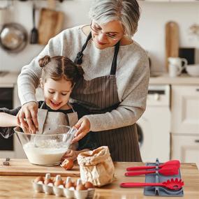 img 1 attached to BPA-Free Silicone 🍴 Holder for Multiple Utensils