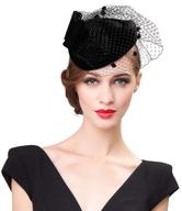 свадебная фетровая шляпа fascinator british pillbox логотип