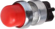 fastronix heavy duty push button momentary start switch with red neoprene cap - reliable and durable power control solution logo