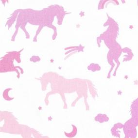 img 2 attached to 🦄 Magical Unicorn Twin Sheet Set for Kids - Pink & Purple Bedding