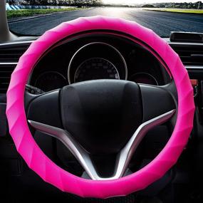 img 4 attached to Silicone Steering Wheel Cover Trucks