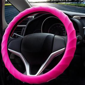 img 2 attached to Silicone Steering Wheel Cover Trucks