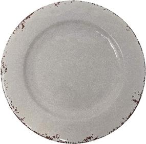 img 3 attached to 🍽️ Giannas Home Farmhouse Collection: Durable and Stylish Melamine Dinnerware