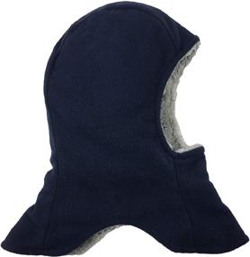 img 1 attached to N'Ice Caps Kids Warm Sherpa Lined Fleece Winter Balaclava Crusader: Ultimate Cold Weather Protection for Children