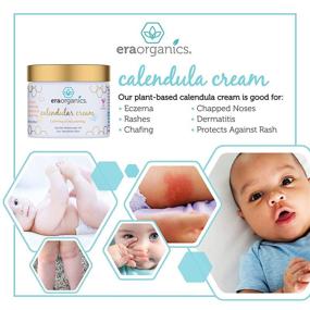 img 3 attached to 🌿 Era Organics Calendula Cream: Exceptional Soothing and Moisturizing Baby Lotion for Delicate Skin Prone to Eczema, Cradle Cap, Acne, Rashes, Hives with Cocoa Butter, Rosemary, Zinc Oxide & More