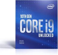 💻 intel core i9-10900kf 10-core desktop processor, up to 5.3 ghz, unlocked, no integrated graphics, lga1200 socket (intel 400 series chipset), 125w tdp логотип