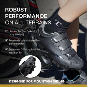 img 1 attached to 🚲 Tommaso Terra 100 Women's Mountain Biking, Indoor Cycling, Road Cycling Shoe: Velcro, Laces, Knit, SPD Compatibility