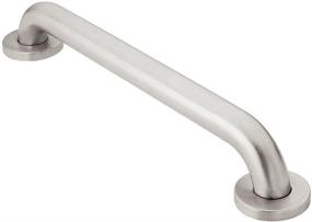 img 3 attached to 🛁 Moen 8912 Stainless Steel 12-Inch Grab Bar for Home Bathrooms