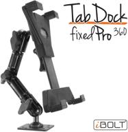 📱 впечатляющий ibolt tabdock fixedpro 360: надежная металлическая крепежная основа с фиксацией под любым углом для планшетов 7"-10" (ipad, nexus, samsung tab) идеально подходит для грузовиков, eld, крепления на стену, поверхностей, и многое другое. логотип