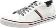 white mustang men's low top sneakers - essential men's shoes for style and comfort logo