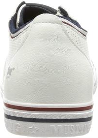 img 2 attached to White Mustang Men's Low Top Sneakers - Essential Men's Shoes for Style and Comfort