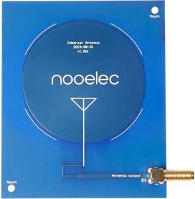 img 3 attached to 📡 Nooelec Высокоточная (3,5 дБи) 1550 МГц печатная плата антенны с разъемом SMA для AERO - Inmarsat Patch Antenna