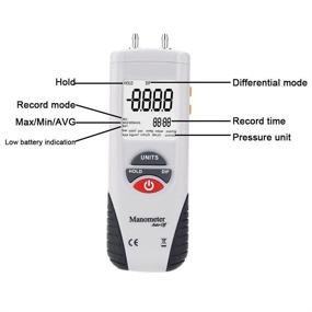 img 1 attached to Manometer Mengshen Professional Pressure Differential